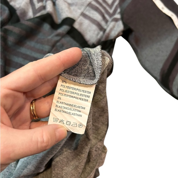 PALME NWT Geometric Patterned Long Sleeve Dress M/L - Picture 9 of 11